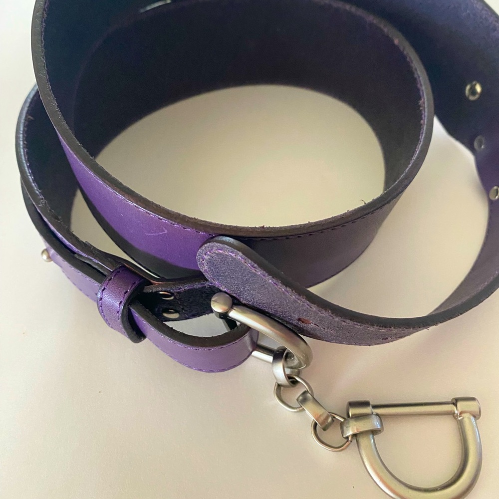 Vintage Talbots Purple Belt 37.5-38.5